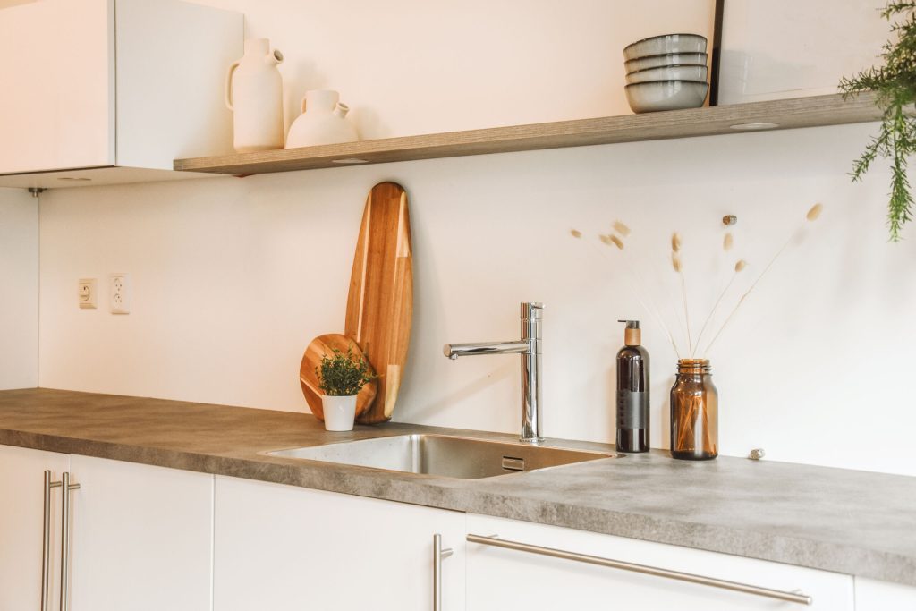 Creating a Sleek Countertop with Microcement